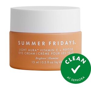 BNIB SUMMER FRIDAYS Light Aura Vitamin C + Peptide Eye Cream
